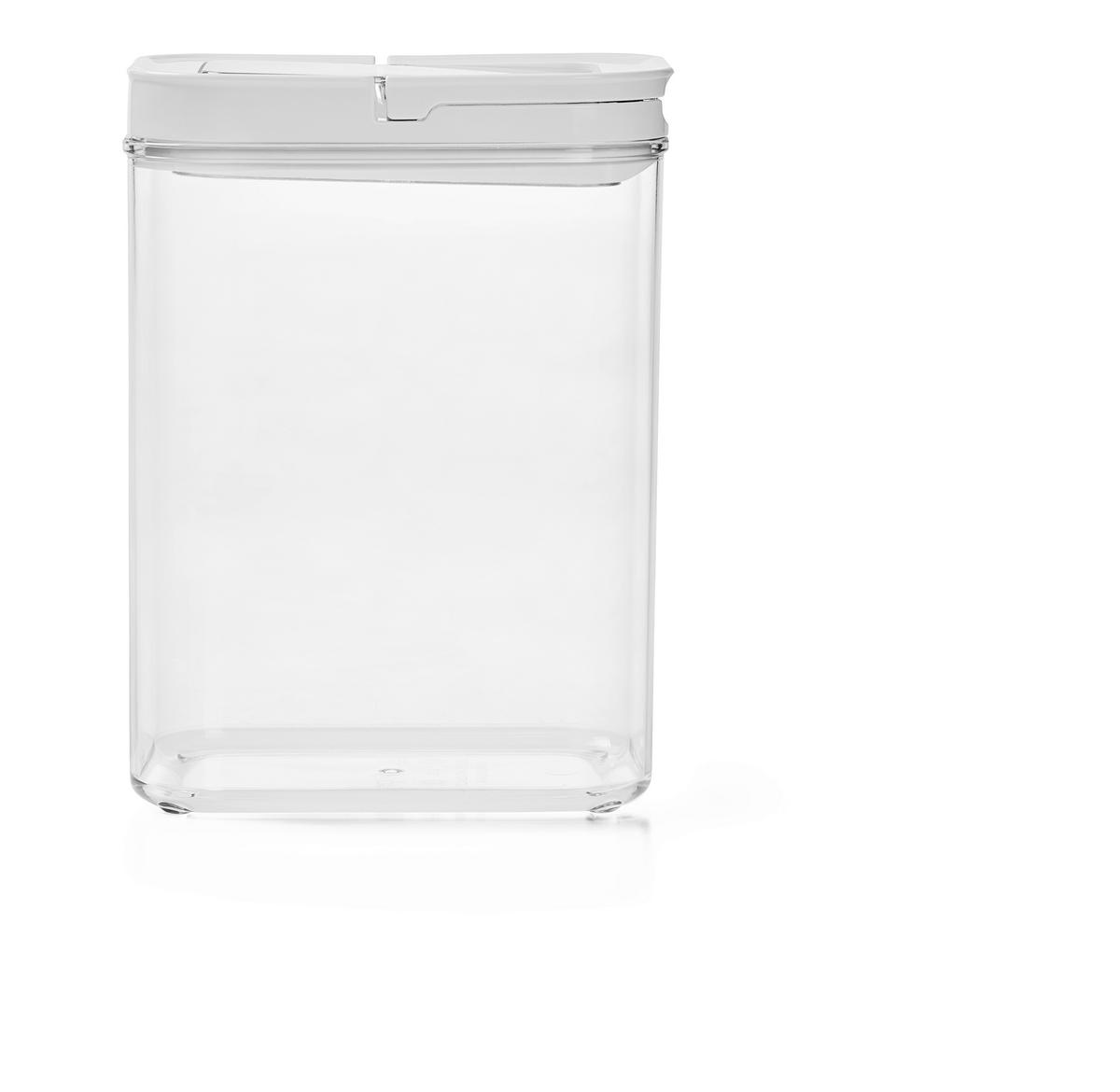 VORRATSDOSENSET 8-teilig  - Klar/Weiß, Basics, Kunststoff - Homeware Profession.