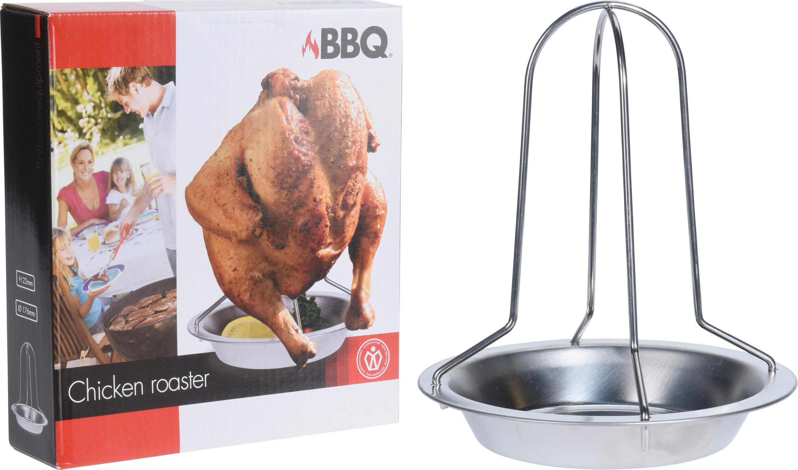 PRIBOR ZA ROŠTILJ - Basics, metal (17,6/20/17,6cm)