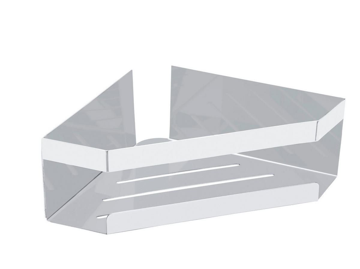 DUSCHABLAGE Metall  - Edelstahlfarben, KONVENTIONELL, Metall (28,5/8/18cm) - Schöner Wohnen