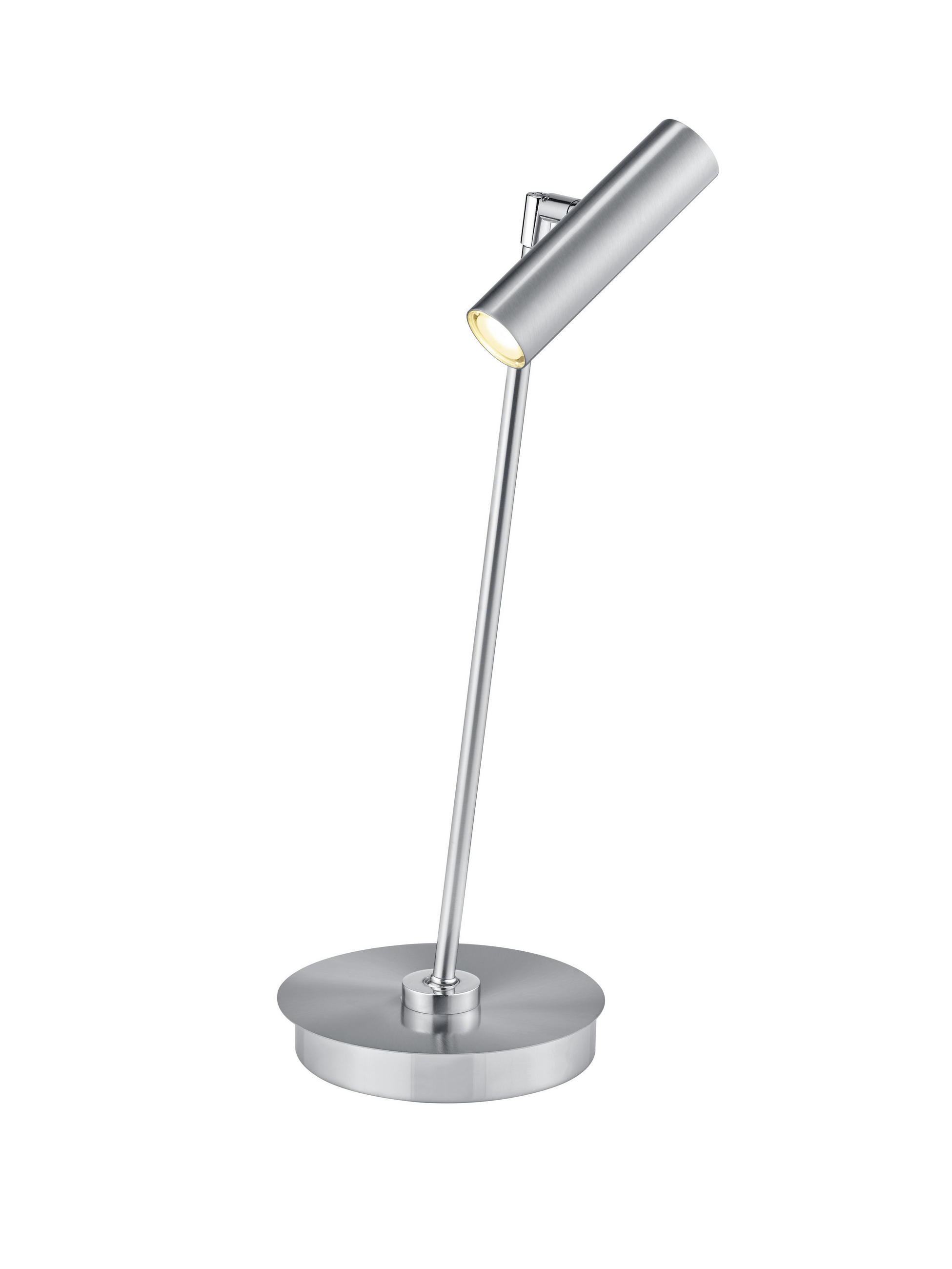 LED-TISCHLEUCHTE   - Nickelfarben, KONVENTIONELL, Metall (50cm) - Hell