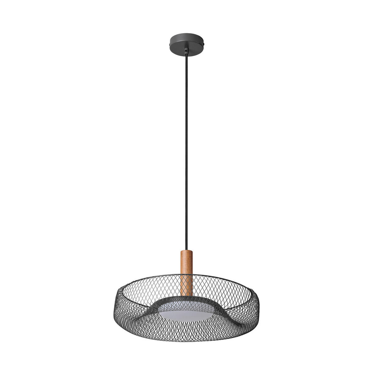LED-HÄNGELEUCHTE 40/120 cm  - Schwarz, Basics, Holz/Kunststoff (40/120cm) - Osram