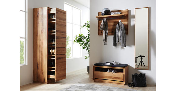 SCHUHSCHRANK 54/203/49 cm - Eichefarben, Natur, Holz (54/203/49cm) - Valnatura