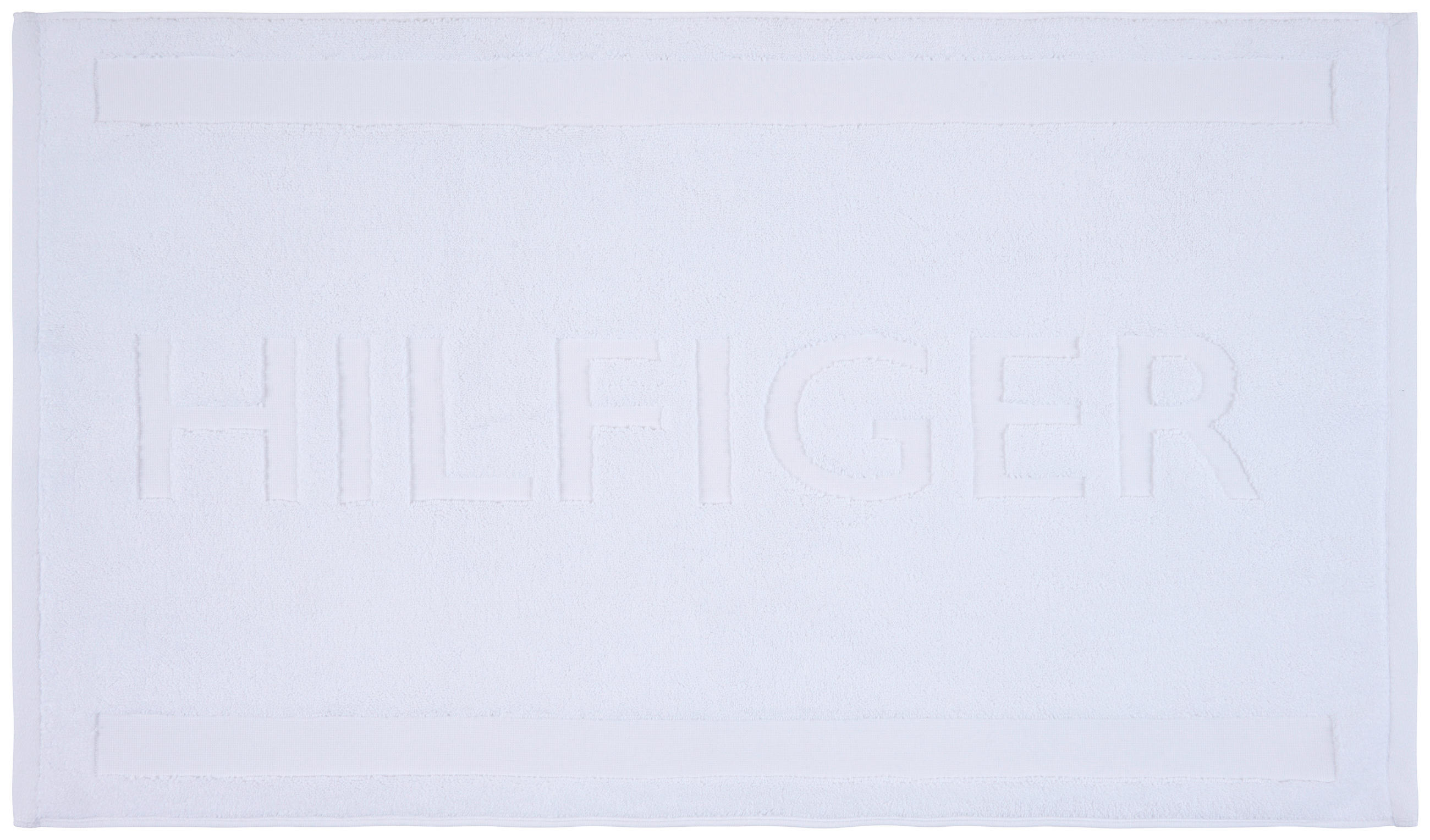 BADEMATTE 50/80 cm Weiß  - Weiß, Basics, Textil (50/80cm) - Tommy Hilfiger