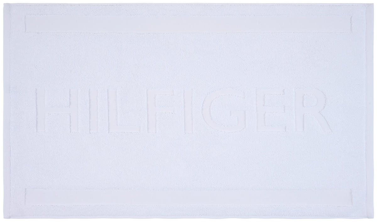 FÜRDŐSZOBASZŐNYEG  50/80 cm  fehér   - fehér, Basics, textil (50/80cm) - Tommy Hilfiger