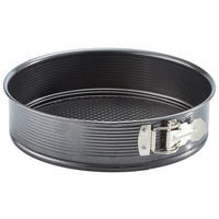 KAPCSOS TORTAFORMA - fekete, Basics, fém (26cm) - Homeware Profession.