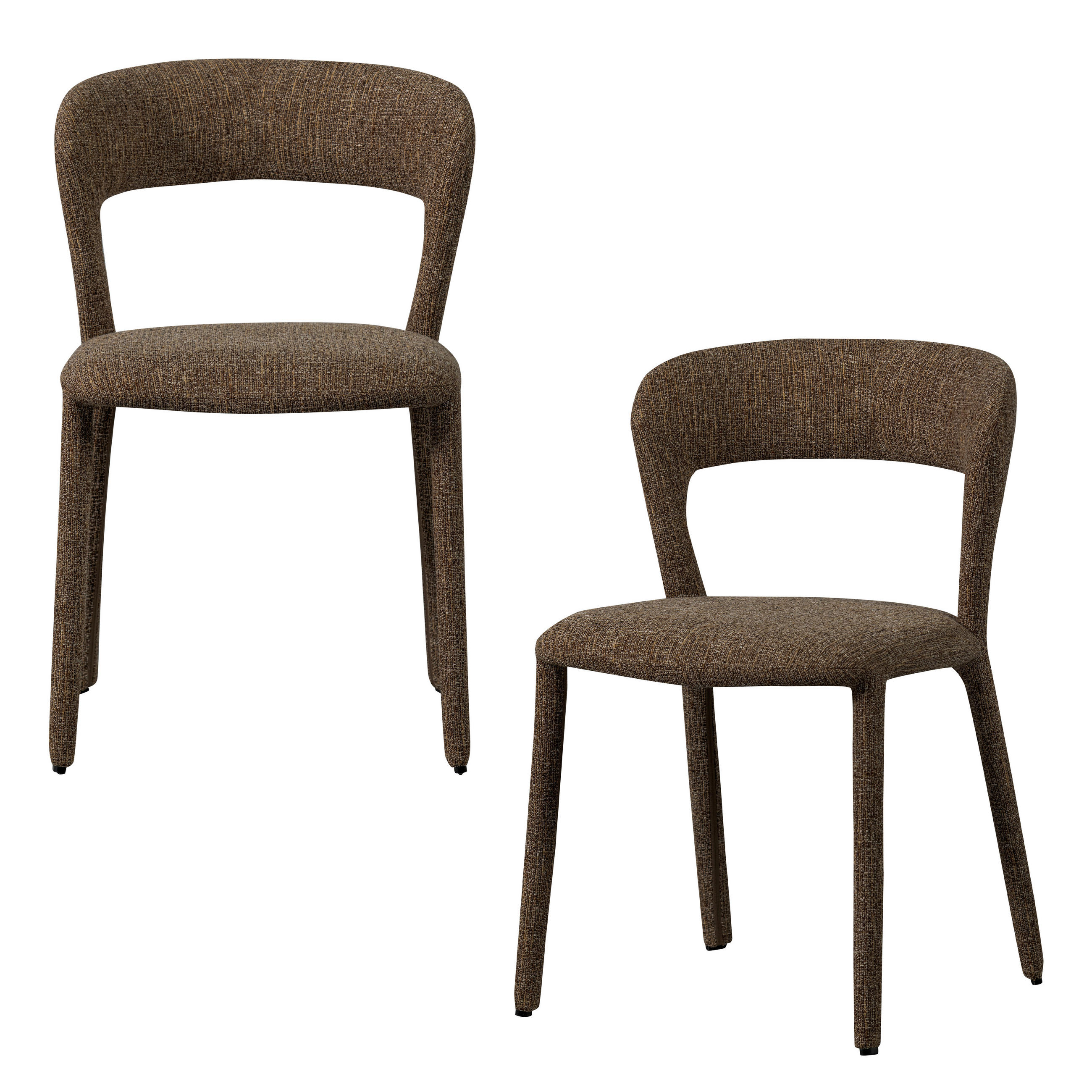 Livetastic Stuhl-Set Noble Braun 51x76x56 cm