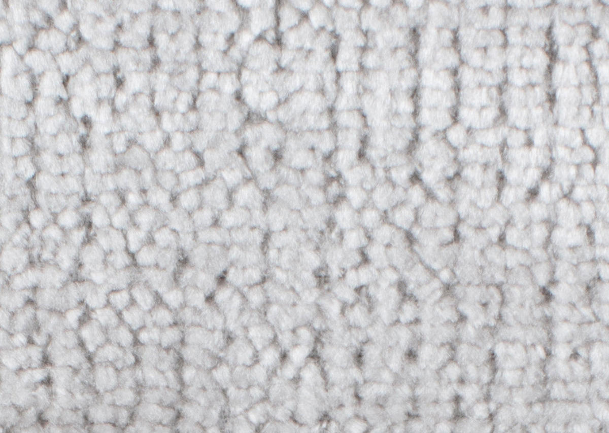 ECKSOFA Hellgrau Chenille Rückenkissen, Bettkasten, Schlaffunktion, Rücken echt, Liegefläche im Originalstoff  - Hellgrau/Schwarz, KONVENTIONELL, Kunststoff/Textil (244/160cm) - Milino