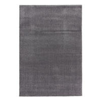 WEBTEPPICH 67/130 cm Savona Silberfarben  - Silberfarben, Design, Kunststoff/Textil (67/130cm) - Novel