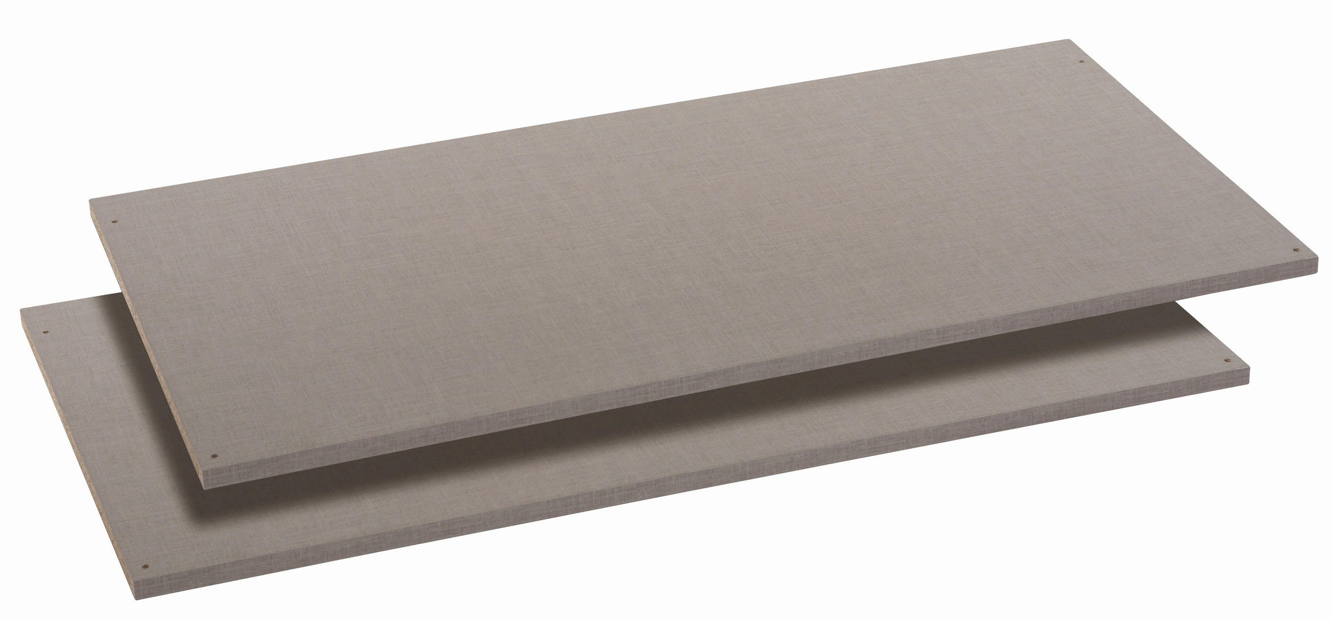 Einlegeböden Universal 2er-Set 111x48 Cm Leinenoptik