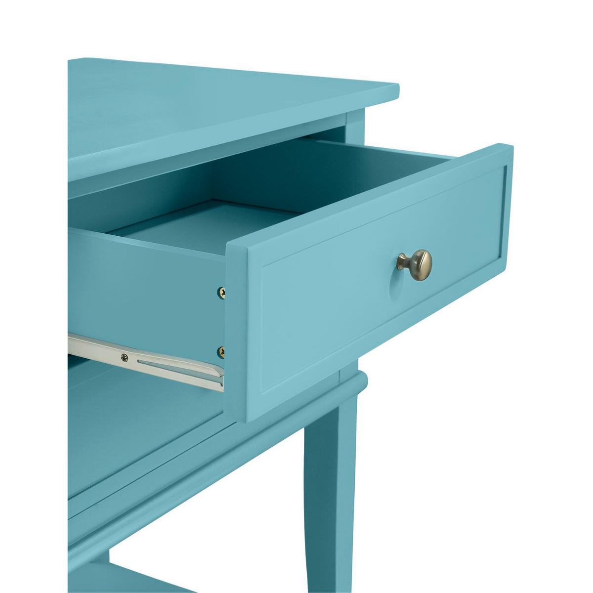 BEISTELLTISCH in Holz, Holzwerkstoff 56/40/72 cm  - Blau/Silberfarben, Design, Holz/Holzwerkstoff (56/40/72cm) - MID.YOU