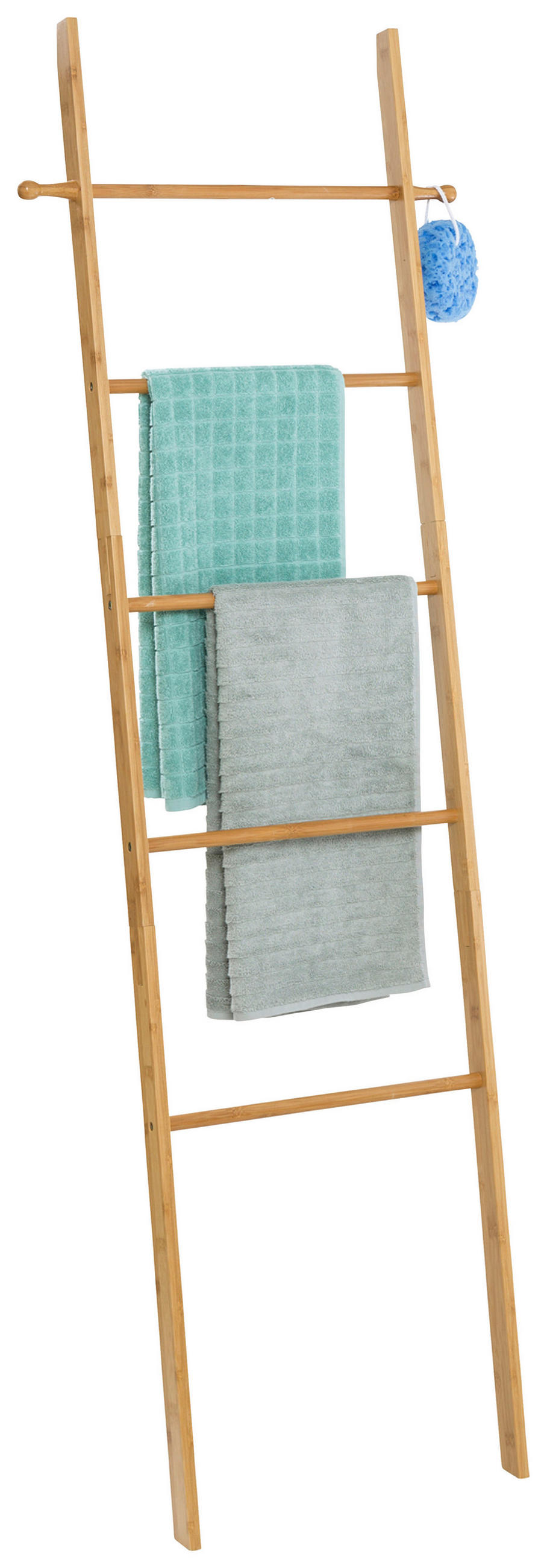 ŽEBŘÍK NA RUČNÍKY - hnědá, Basics, dřevo (57/170/4cm) - Wenko