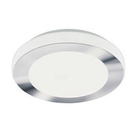 BADEZIMMER-DECKENLEUCHTE  30/10 cm    - Chromfarben/Weiß, Basics, Kunststoff/Metall (30/10cm) - Celina