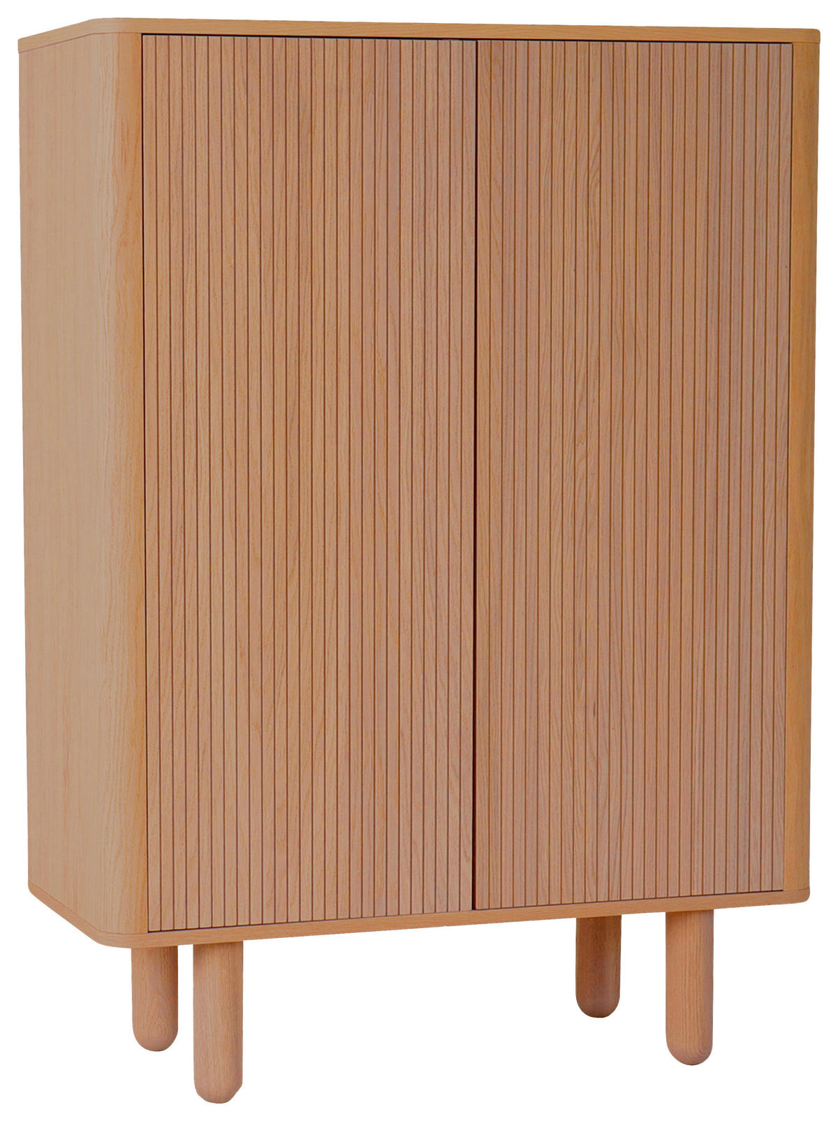 HÖG BYRÅ  i 90/125/38 cm  - ekfärgad, Klassisk, trä (90/125/38cm) - Niels Andersson