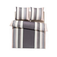 BETTWÄSCHE 3-teilig JOOP! CORNFLOWER STRIPES Jersey 200/200 cm  - Rosa, Basics, Textil (200/200cm) - Joop!