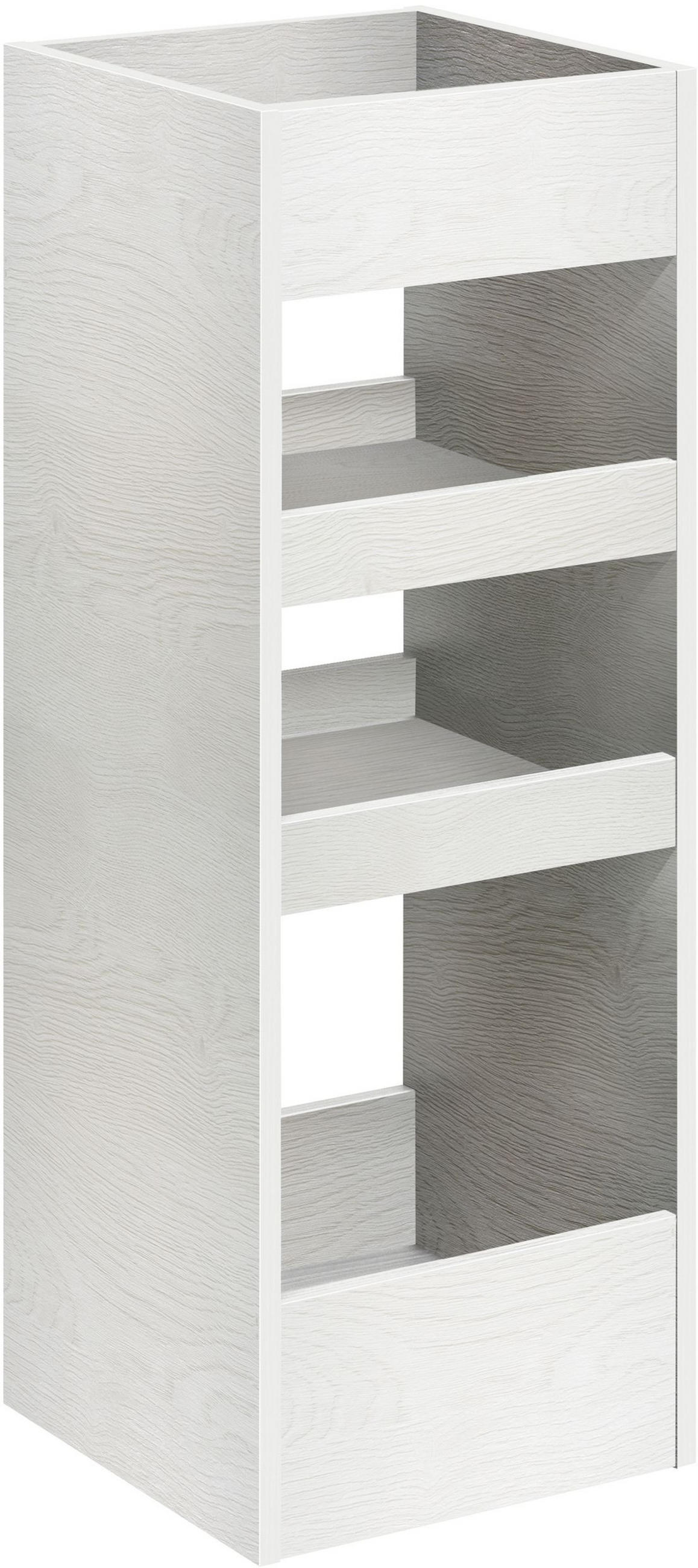 ALLZWECKWAGEN Weiß  - Weiß, KONVENTIONELL, Holzwerkstoff/Kunststoff (35/95/35cm) - Sadena