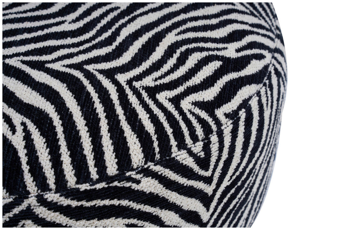 PALL i metall, textil svart, vit  - vit/svart, Klassisk, metall/textil (43/45/43cm) - Xora