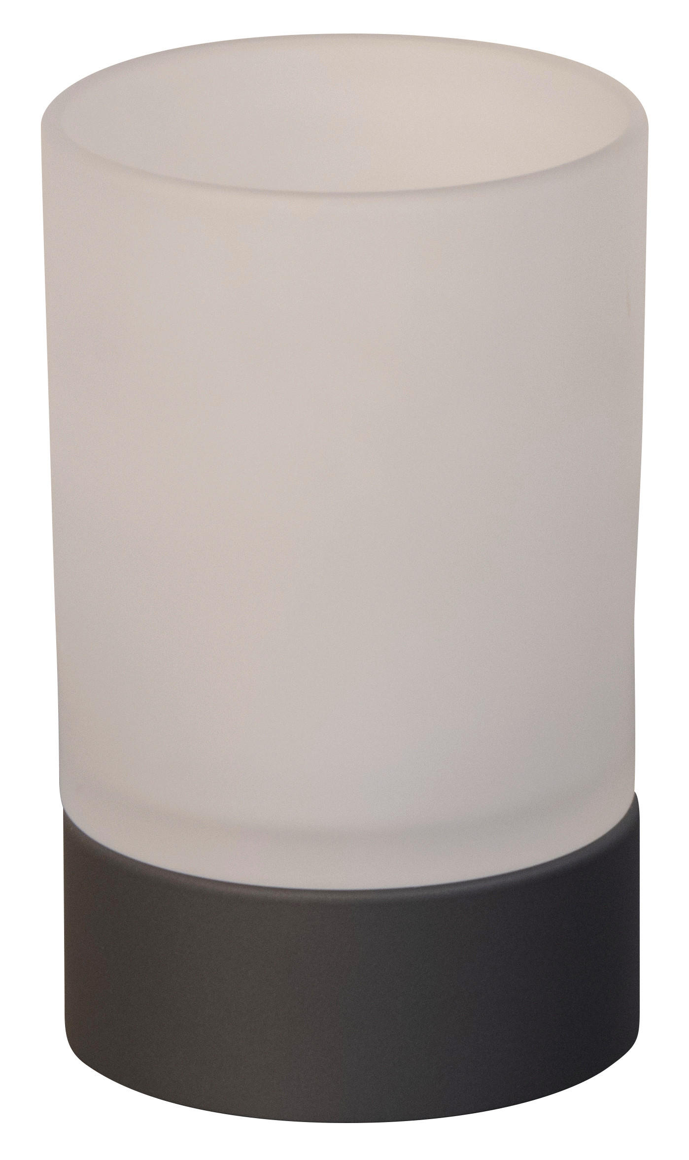 AKKU-TISCHLEUCHTE Ariva Pro 12/20 cm  - Hellgrau/Weiß, Design, Glas/Metall (12/20cm)