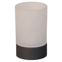 AKKU-TISCHLEUCHTE Ariva Pro 12/20 cm  - Hellgrau/Weiß, Design, Glas/Metall (12/20cm)