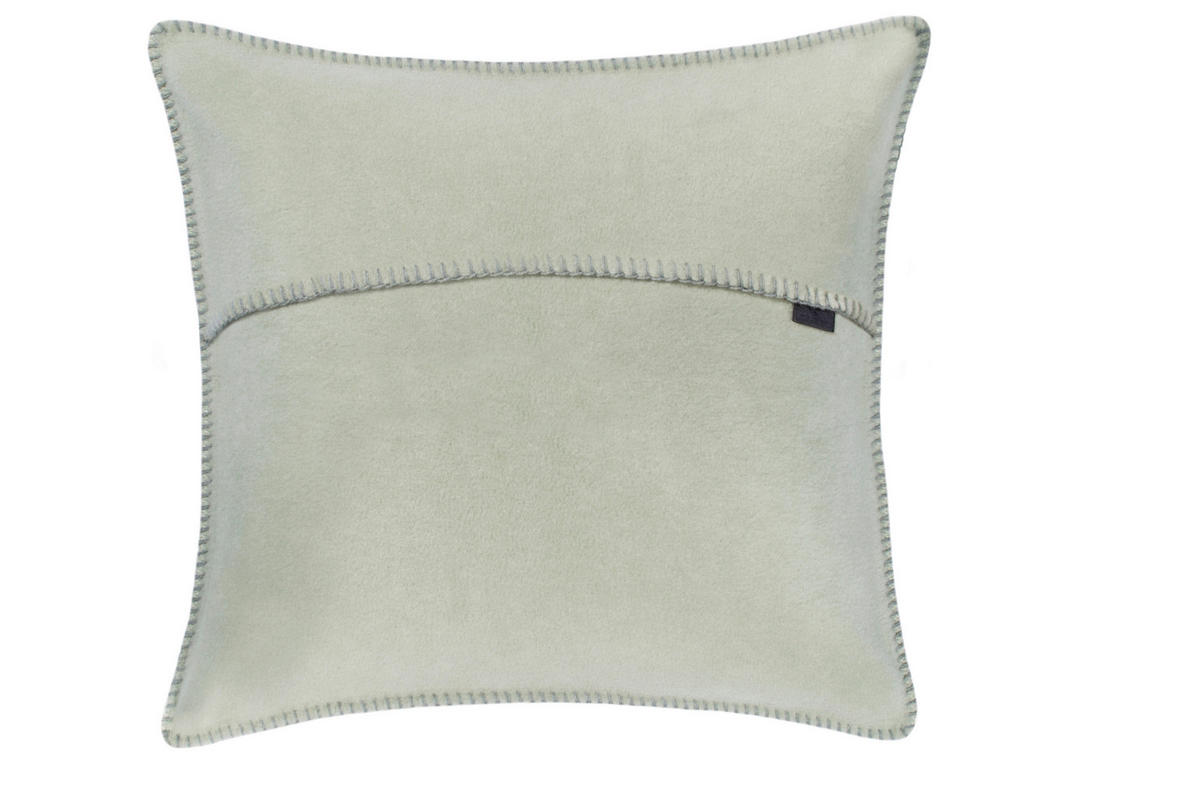 KISSENHÜLLE Soft-Fleece Soft Fleece 50/50 cm  - Hellgrün/Mintgrün, KONVENTIONELL, Textil (50/50cm) - Zoeppritz