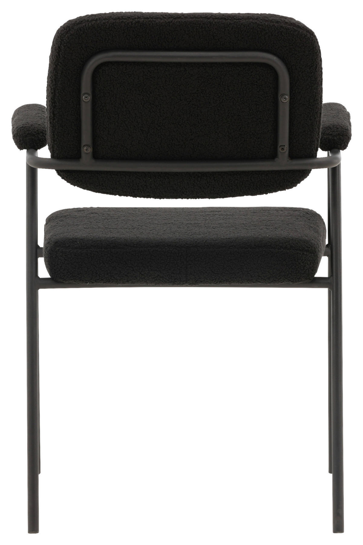 STOLSET stål  - svart, Design, metall/textil (58/90/61cm) - Livetastic