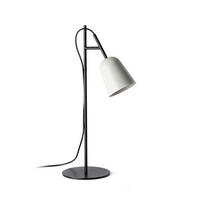 TISCHLEUCHTE 18/29.7/55 cm   - Schwarz/Weiß, KONVENTIONELL, Metall (18/29.7/55cm)