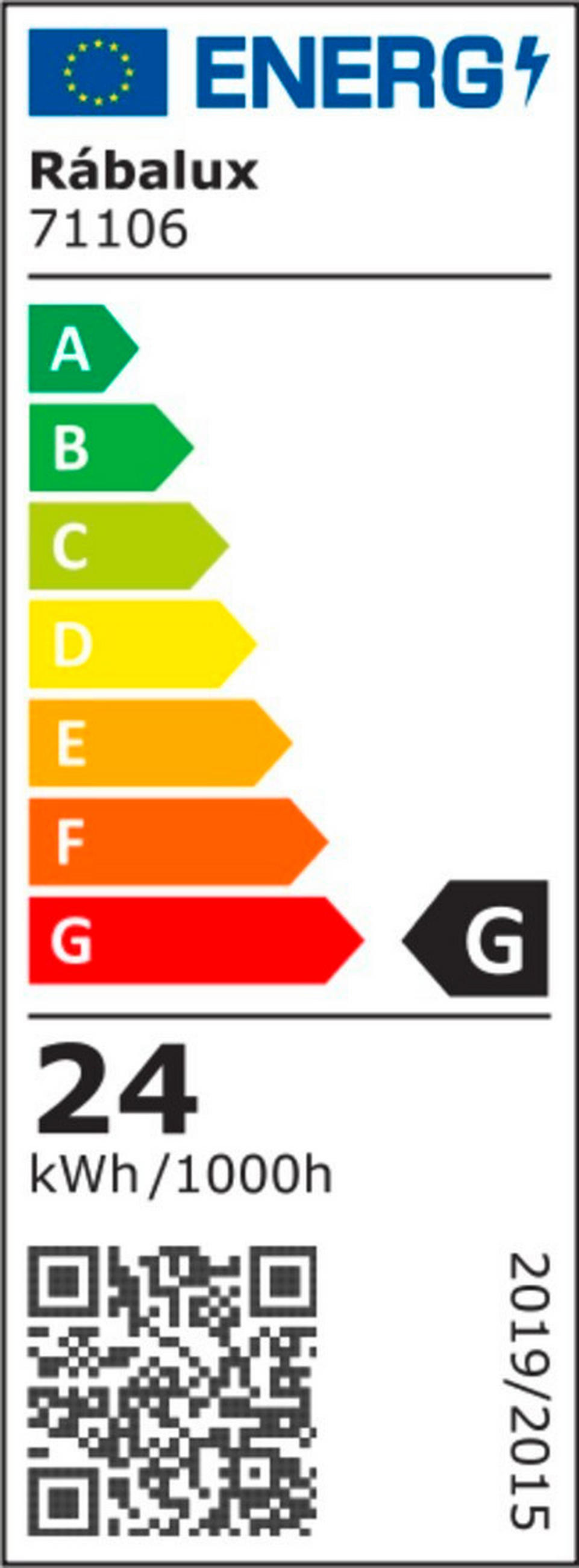 LED SVJETILJKA STROPNA Vendel  - bijela, Basics, metal/plastika (37,5/5,5cm)