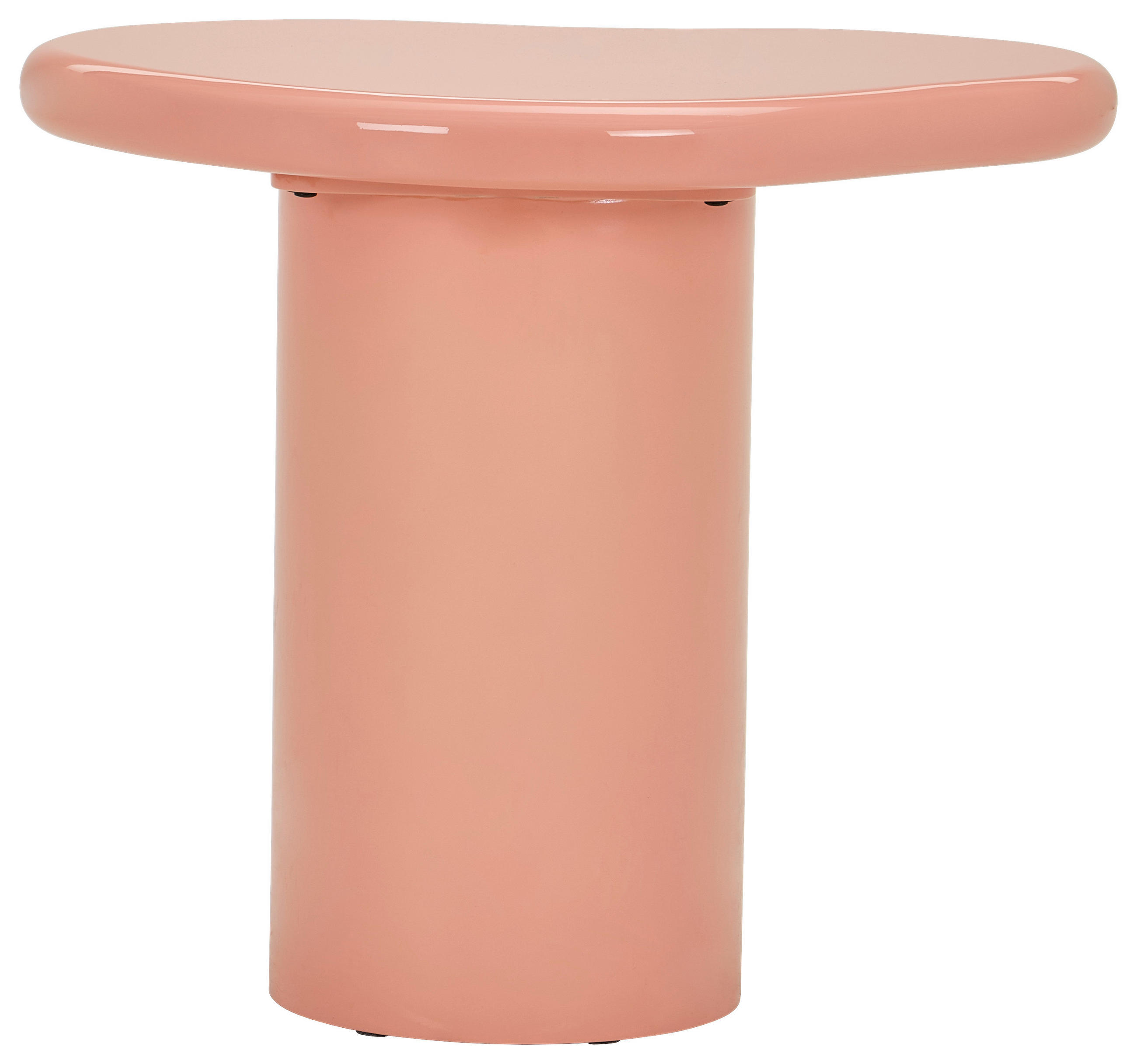BEISTELLTISCH 57,5/39-46/50,5 cm Rosa organisch  - Rosa, LIFESTYLE, Holzwerkstoff (57,5/39-46/50,5cm) - Novel