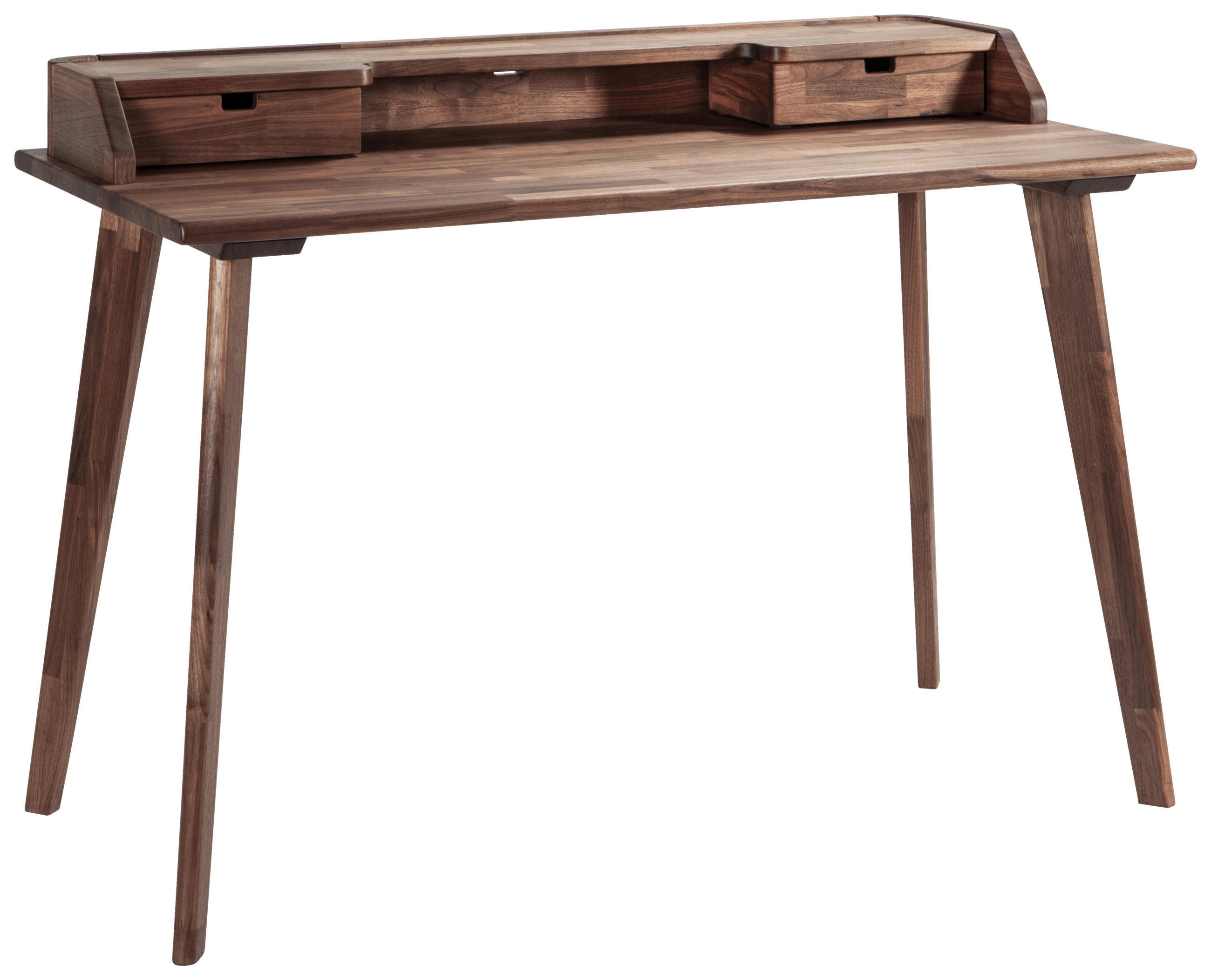 SCHREIBTISCH 120/60/85 cm  in Nussbaumfarben  - Nussbaumfarben, Design, Holz (120/60/85cm) - Hasena