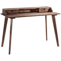 SCHREIBTISCH 120/60/85 cm  in Nussbaumfarben  - Nussbaumfarben, Design, Holz (120/60/85cm) - Hasena