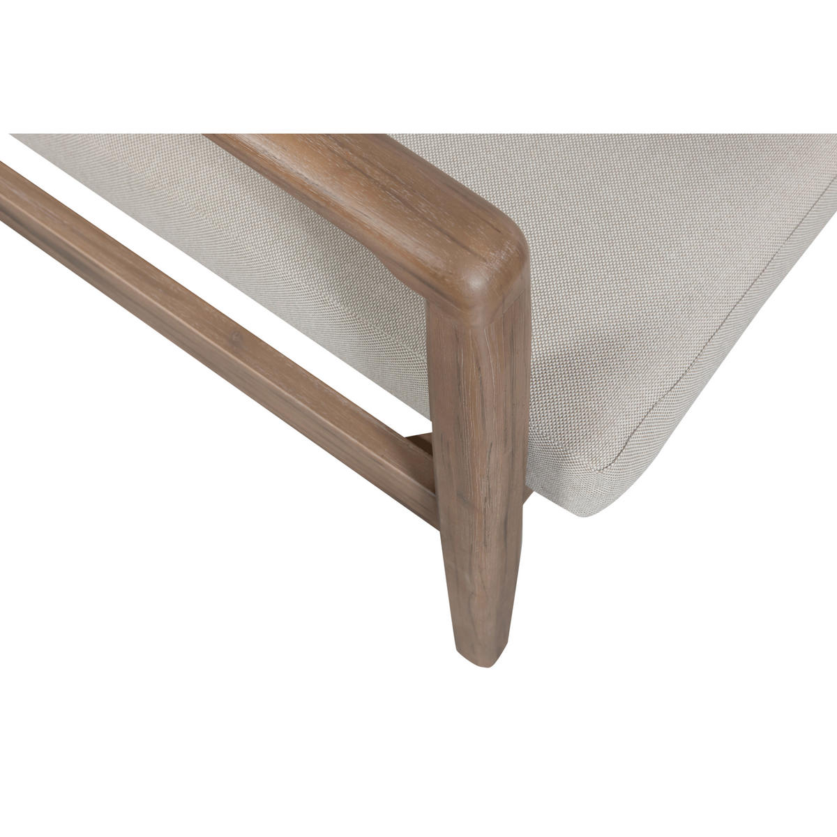 LOUNGEGARNITUR 227/227 cm Akazie vollmassiv  - Naturfarben, MODERN, Holz/Textil (227/227cm) - Livetastic