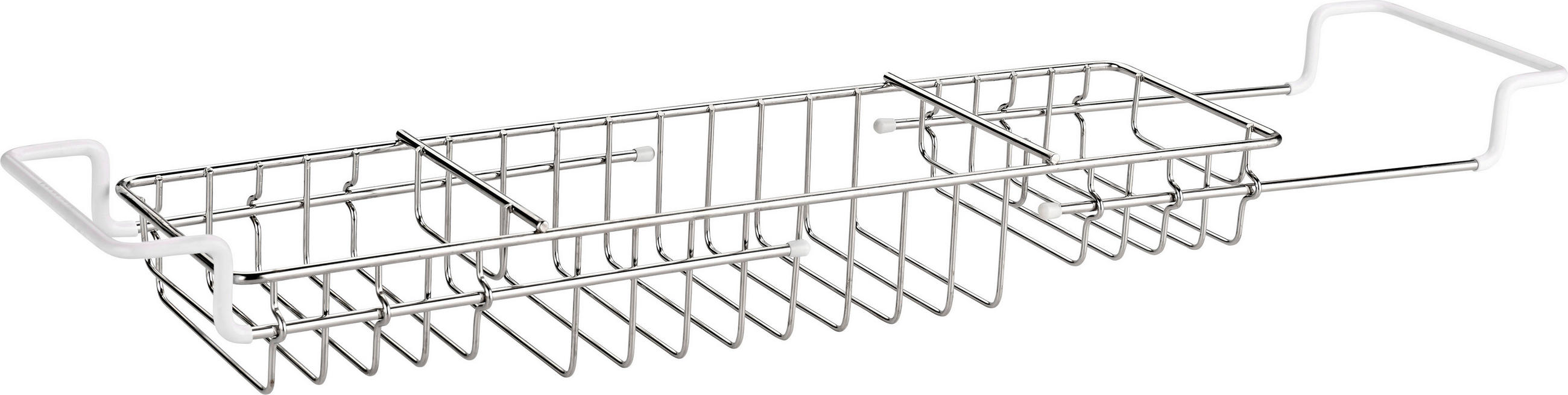 BADKARSVÄGG metall  - stålfärgad, Basics, metall (58-92/8/13cm)