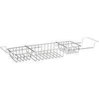 BADKARSVÄGG metall  - stålfärgad, Basics, metall (58-92/8/13cm)