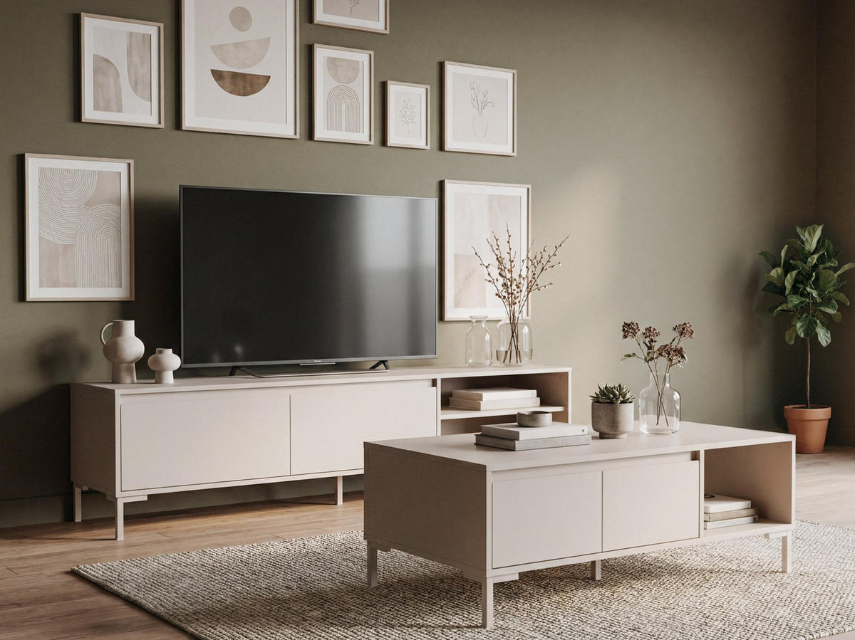 COUCHTISCH in Holzwerkstoff 100/60/43 cm  - Kaschmir, Design, Holzwerkstoff/Metall (100/60/43cm) - MID.YOU