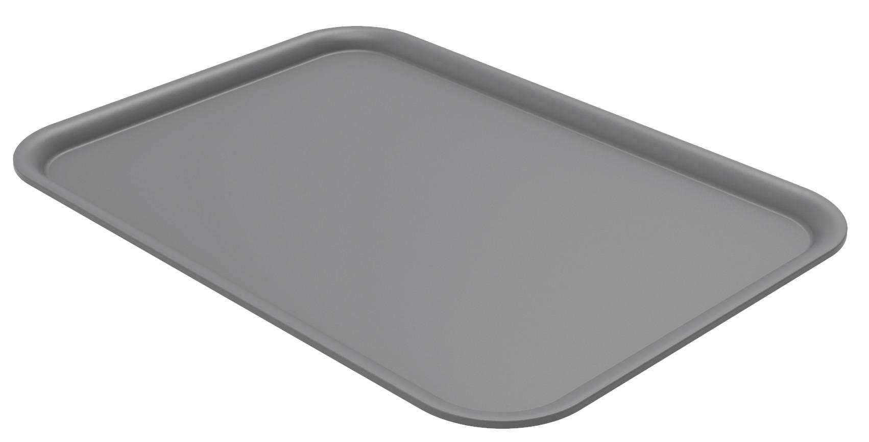 BOXDECKEL - Anthrazit, Basics, Kunststoff (36,5/26,8/1,2cm) - Rotho