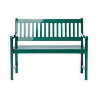 GARTENBANK 108/89/59 cm Mahagoni   - Dunkelgrün/Grün, Natur, Holz (108/89/59cm) - Gardenson