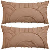 KISSENHÜLLEN-SET Noyona 40/80 cm  - Hellbraun, Trend, Textil (40/80cm) - Ambiente