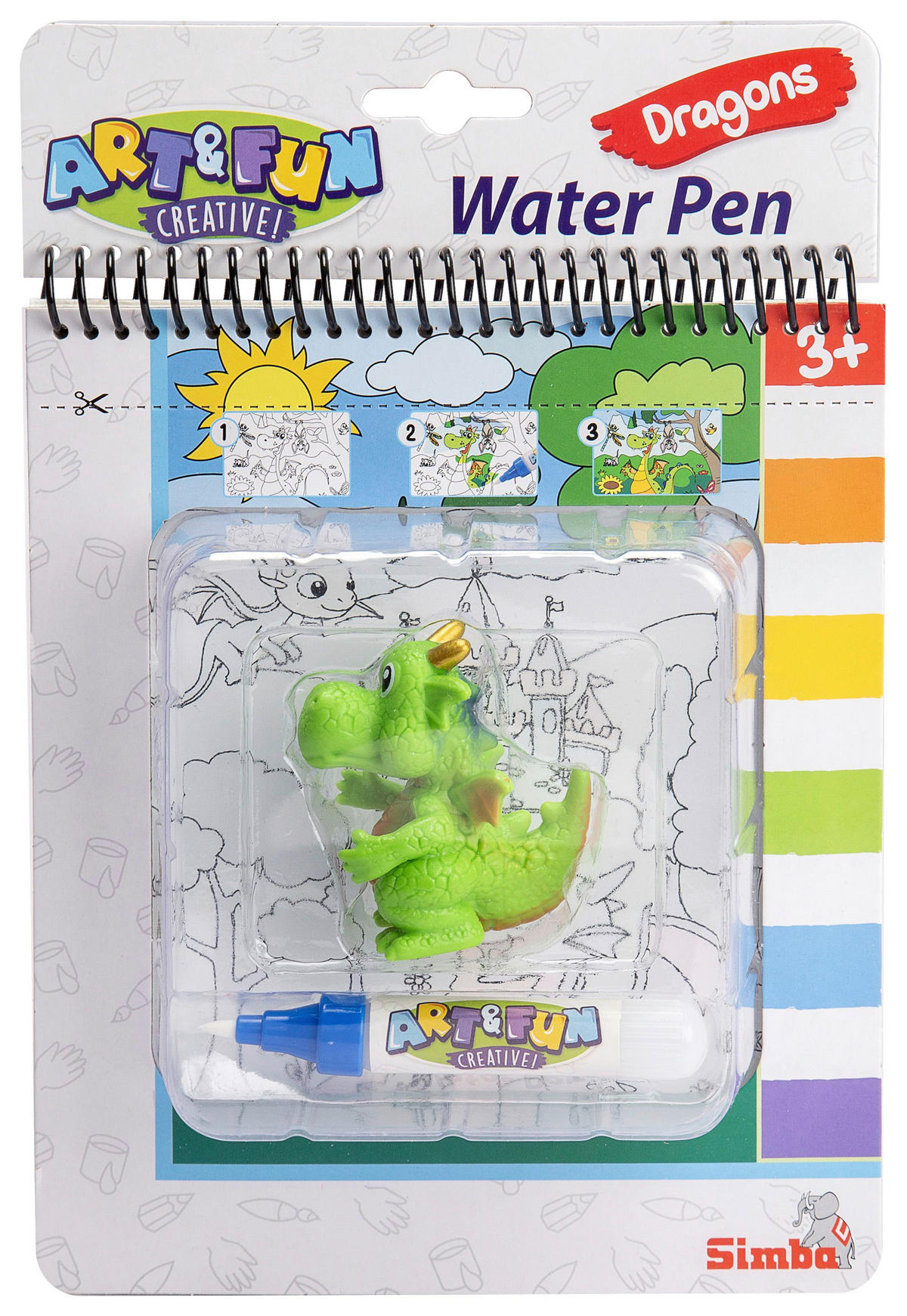 MALSET  - Multicolor, Basics, Kunststoff (5/17/25,5cm) - Simba