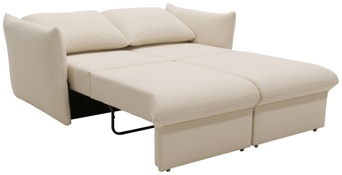 2-SITZER-SOFA in Mikrofaser Creme  - Creme, Design, Textil (180/100/97cm) - LOOKS by W.Joop
