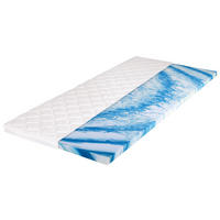 VRCHNÍ MATRACE, 180/200 cm - bílá, Basics, textil (180/200cm) - Sleeptex