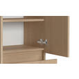 MIDISCHRANK 60/131/35 cm  - Sandfarben/Eichefarben, KONVENTIONELL, Holzwerkstoff/Kunststoff (60/131/35cm) - Xora