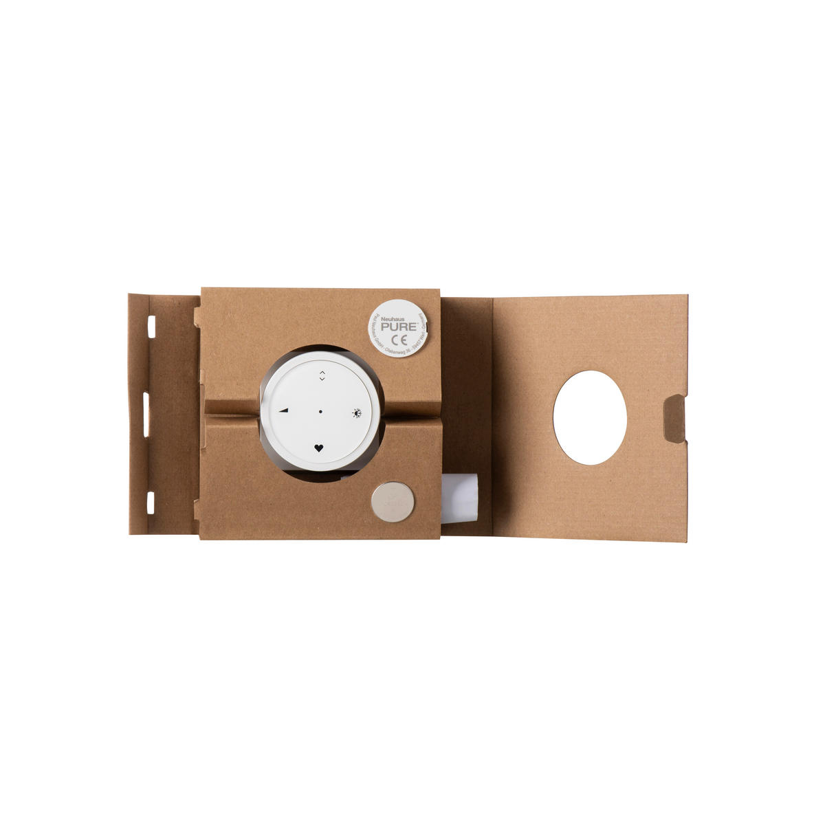 FERNBEDIENUNG - Weiß, Basics, Kunststoff (5,5/5,5/1,8cm) - Paul Neuhaus