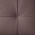 ECKSOFA in Echtleder Altrosa  165/313 cm  - Beige/Schwarz, Design, Leder/Metall (165/313cm) - Emilio Belluti