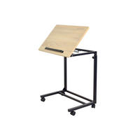 BEISTELLTISCH 55/36/62-88,5 cm Schwarz, Eichefarben rechteckig  - Eichefarben/Schwarz, Design, Holzwerkstoff/Kunststoff (55/36/62-88,5cm) - MID.YOU