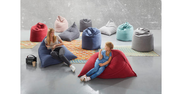 SITZSACK Webstoff 220 L - Mintgrün, KONVENTIONELL, Textil (65/95/75cm) - Xora