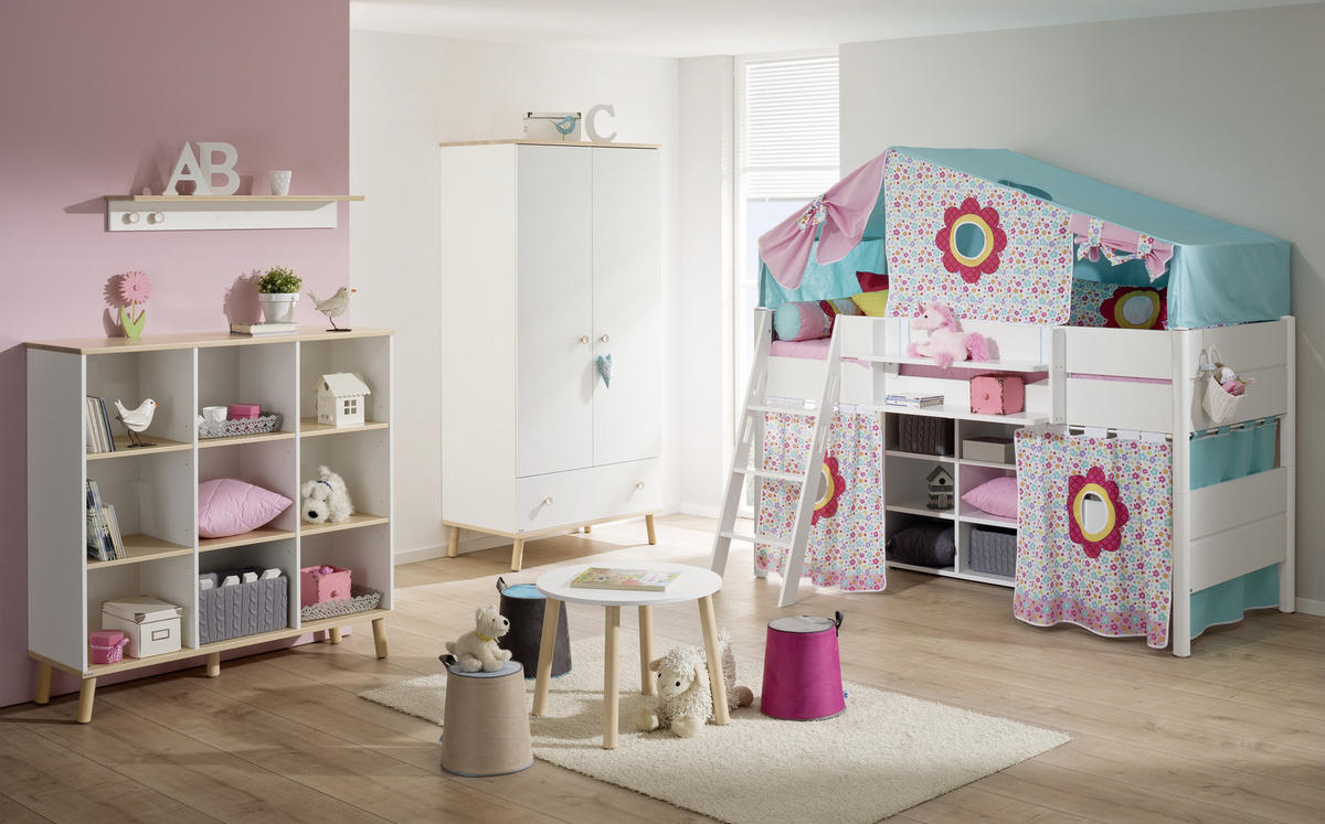 WANDREGAL 96,4/12/20 cm  - Weiss/Birkefarben, Design, Holz/Holzwerkstoff (96,4/12/20cm) - Paidi