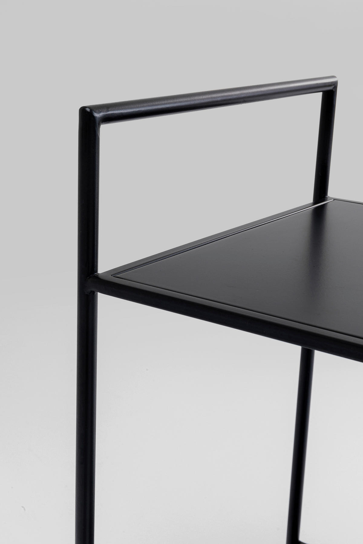 SERVIERWAGEN Schwarz  - Schwarz, Design, Kunststoff/Metall (68/33/75cm) - Kare-Design