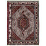 WEBTEPPICH 67/130 cm Mithras Bidjar Creme, Rot  - Rot/Creme, LIFESTYLE, Textil (67/130cm) - Novel
