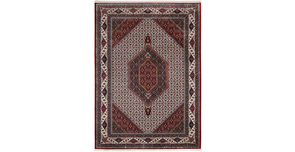 WEBTEPPICH 140/200 cm Mithras Bidjar Creme, Rot  - Rot/Creme, LIFESTYLE, Textil (140/200cm) - Novel