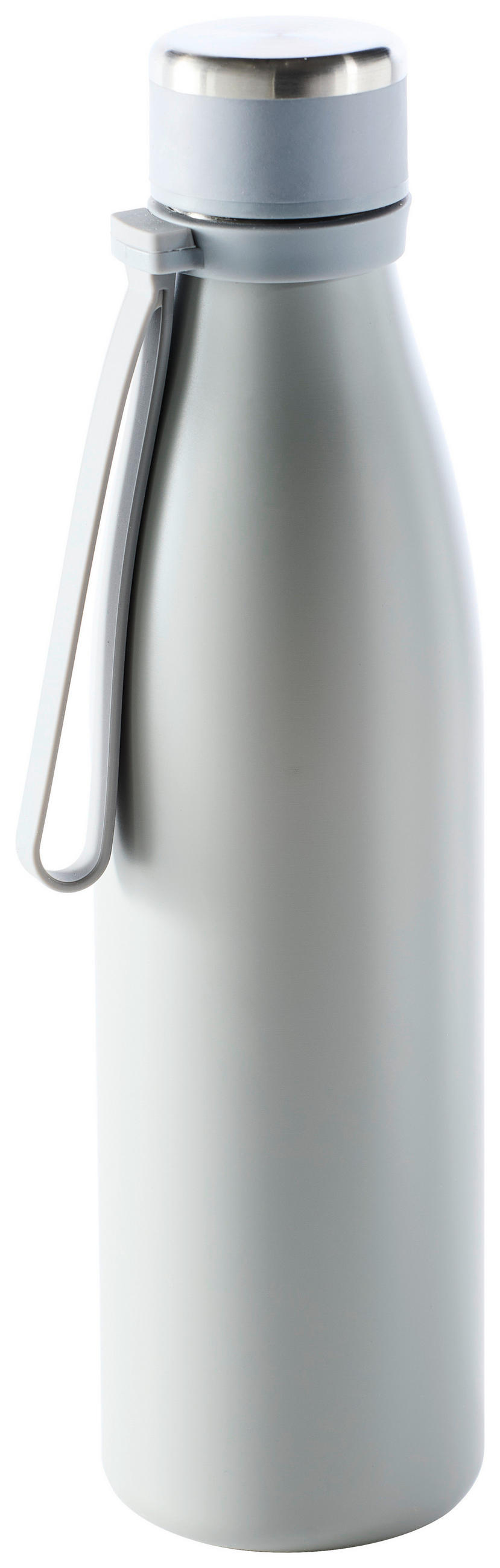 ISOLIERFLASCHE 0.7 l  - Hellgrau, Trend, Kunststoff/Metall (7,3/28,5cm) - Homeware Profession.