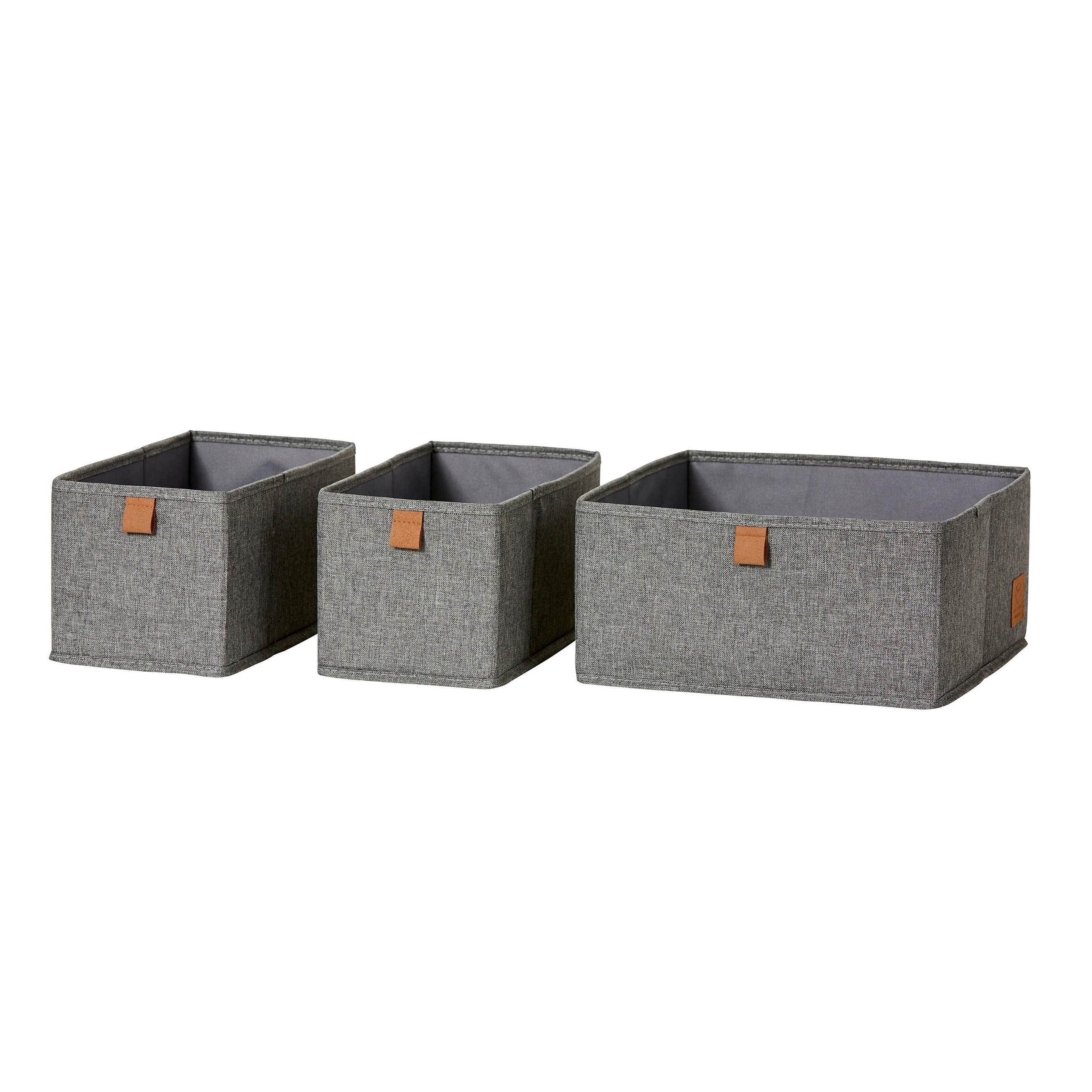 Love IT Store IT Aufbewahrungsboxen-Set Premium Grau
